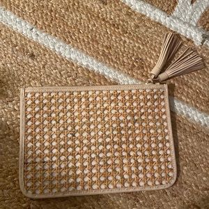 Vineyard Vines Kentucky Derby Straw Clutch